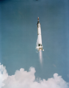 Rocket taking off